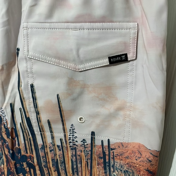 Roark Desert Cactus Shorey Trunks (New) - Picture 4 of 6